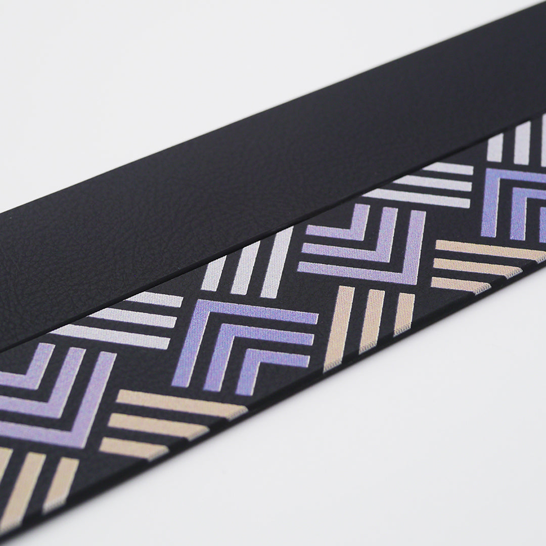 MIN BELT - SILVER P1 BUCKLE, BLACK P1 STRAP